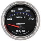 Autometer Cobalt 66mm 100-250 Degree F Electric Water Temperature Gauge AutoMeter Gauges