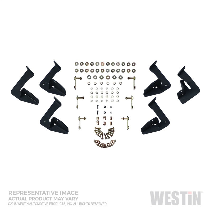 Westin Ford 1999-2016 F-250/350/450/550 Crew Cab HDK Stainless Drop Nerf Steps  - Textured Black