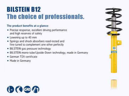 Bilstein B12 2001 Mercedes-Benz SL500 Base Front and Rear Suspension Kit