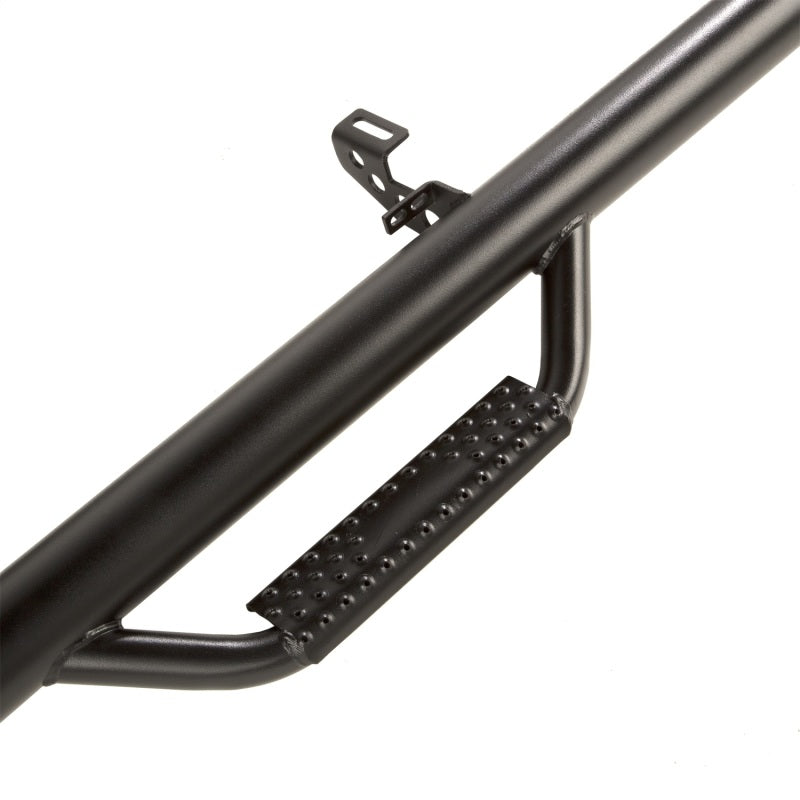 Rugged Ridge Spartan Nerf Bar Textured Black 18-20 Jeep Wrangler JL 4 Door Rugged Ridge Nerf Bars