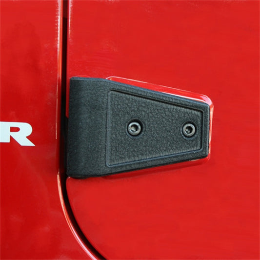 Rugged Ridge 07-18 Jeep Wrangler Textured Black Door Hinge Cover Kit