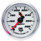 Autometer C2 52mm 140 - 280 Deg. F Electronic Oil Temp Gauge AutoMeter Gauges