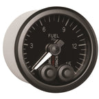 Autometer Stack 52mm 0-15 PSI 1/8in NPTF Male Pro-Control Fuel Pressure Gauge - Black AutoMeter Gauges