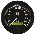 Autometer Stack 88mm 0-260 KM/H Electronic Speedometer - Black AutoMeter Gauges