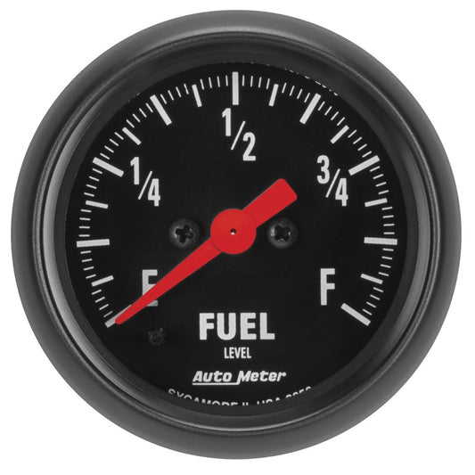 Autometer Z Series 0-280Ohm 2-1/16in. Programmable Fuel Level Gauge AutoMeter Gauges