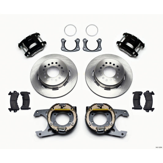 Wilwood D154 P/S Park Brake Kit New Big Ford 2.50in Offset Wilwood Big Brake Kits