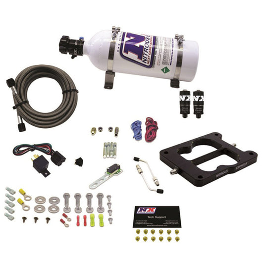 Nitrous Express Q-Jet/Holley Spread Bore Hitman Plus Nitrous Kit (50-200HP) w/5lb Bottle Nitrous Express Nitrous Systems