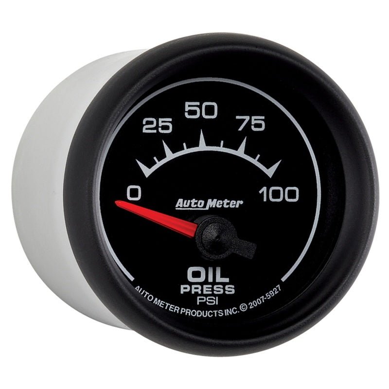 Autometer ES 52mm 100 PSI Short Sweep Electric Oil Pressure Gauge AutoMeter Gauges