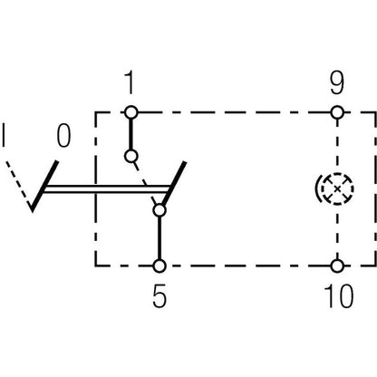 Hella Switch Rocker Spst W/ Loc Light Hella Wiring Connectors