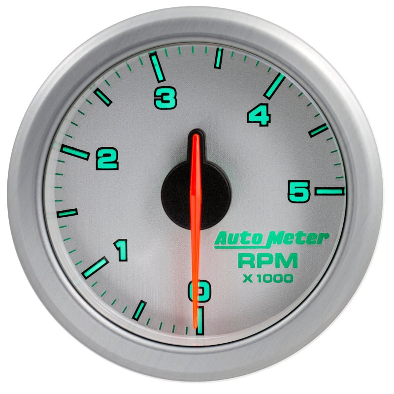 Autometer Airdrive 2-1/6in Tachometer Gauge 0-5K RPM - Silver AutoMeter Gauges