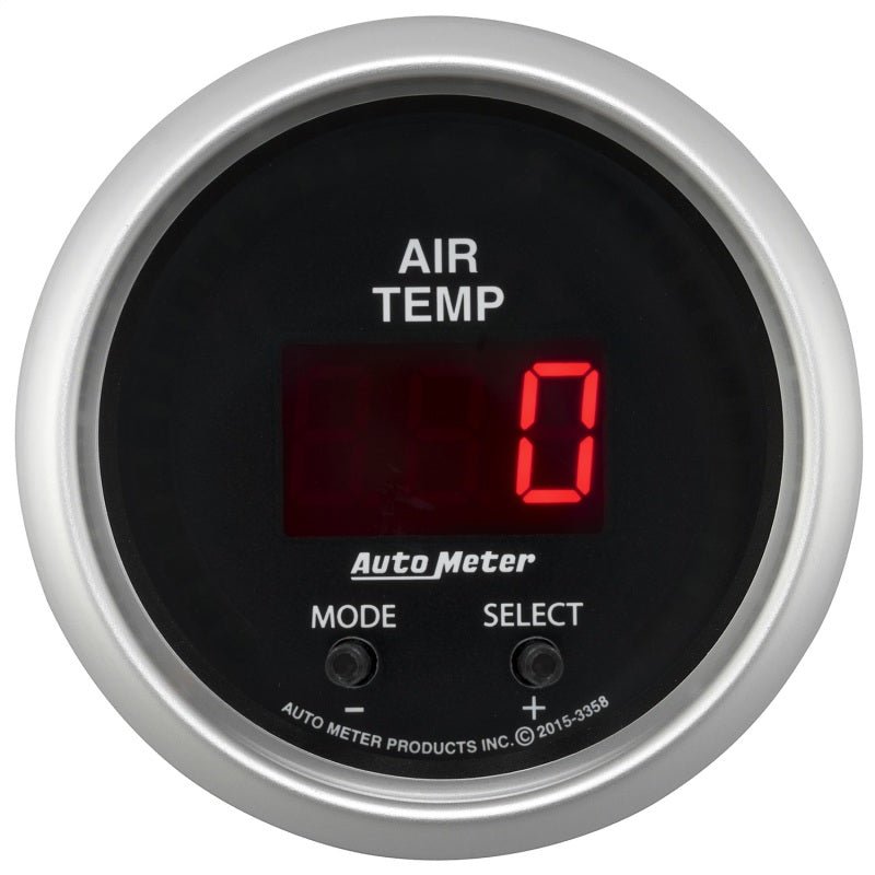 Autometer 2-1/16in 0-300 Degree F Digital Sport-Comp Gauge AutoMeter Gauges