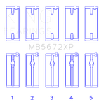 King Ford Escort/Sierra YB 2.0L DOHC Cosworth (Size STD) Performance Main Bearing Set