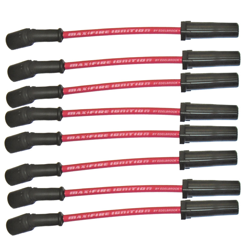 Edelbrock Spark Plug Wire Set GM LS Engines Heat Shields w/o Red Wire (Set of 8)