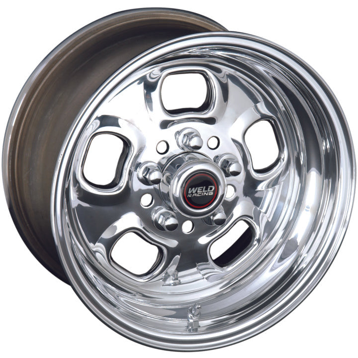 Weld Rodlite 15x15 / 5x4.5 & 5x4.75 BP / 4.5in. BS Polished Wheel - Non-Beadlock Weld Wheels - Forged