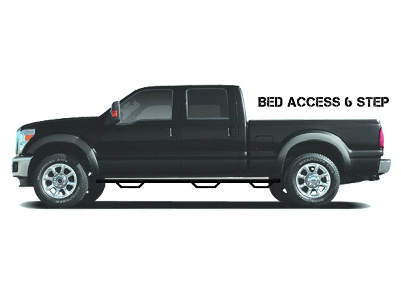 N-Fab Nerf Step 19-20 Chevy/GMC 1500 Double Cab 6.5ft Bed - Bed Access - Gloss Black