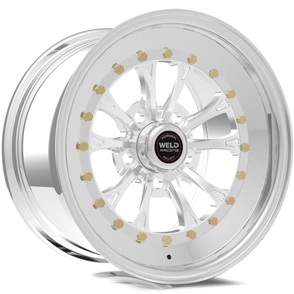 Weld Vitesse 15x10 / 5x115mm BP / 6.5in. BS Polished Wheel - Non-Beadlock