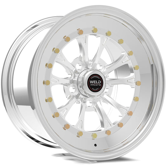 Weld Vitesse 15x10 / 5x4.5 BP / 4.5in. BS Polished Wheel - Non-Beadlock Weld Wheels - Forged