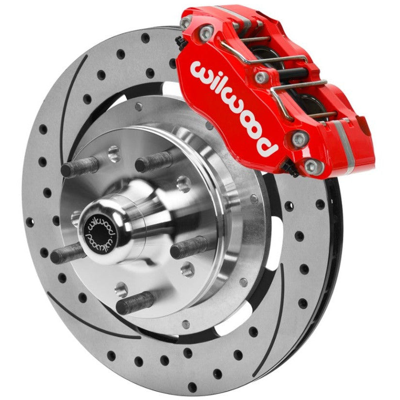 Wilwood 70-81 FBody/75-79 A&XBody Dynapro Frt Brk Kit 11.75in D/S Rtr Red Caliper Use w/ PD Spindle Wilwood Big Brake Kits