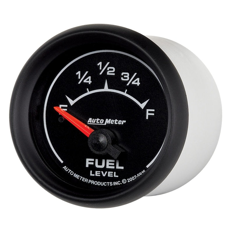 AutoMeter Gauge Fuel Level 2-1/16in. 240 Ohm(e) to 33 Ohm(f) Elec Es AutoMeter Gauges