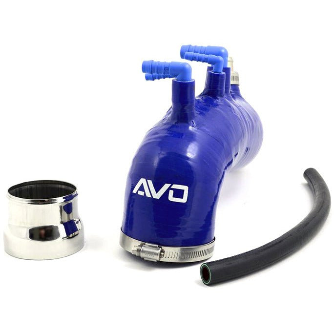 AVO Induction Blue Silicone Turbo Inlet - 07-09 Subaru Legacy GT / 08-14 Subaru WRX AVO Forced Induction Components