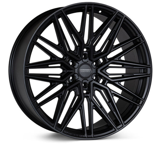 Vossen HF6-5 22x12 / 6x139.7 / ET-44 / Ultra Deep Face / 106.1 - Satin Black Wheel