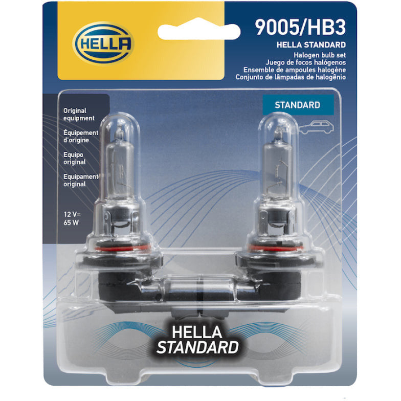 Hella Bulb 9005/Hb3 12V 65W P20D T4 (2) Hella Bulbs