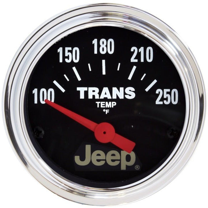 Autometer Jeep 52.4mm Shortl Sweep Electronic 100-250 Def F Transmission Temperature Gauge AutoMeter Gauges