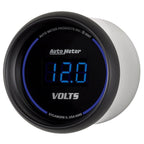 Autometer Cobalt Digital 52.4mm Black Voltmeter AutoMeter Gauges