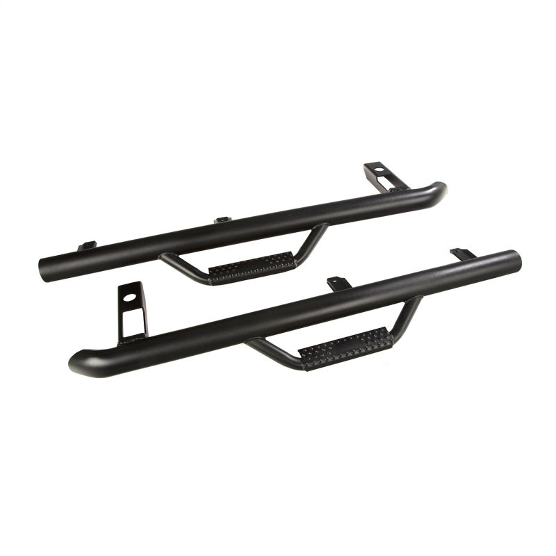 Rugged Ridge Spartan Nerf Bar Textured Black 97-06 Jeep Wrangler TJ Rugged Ridge Nerf Bars