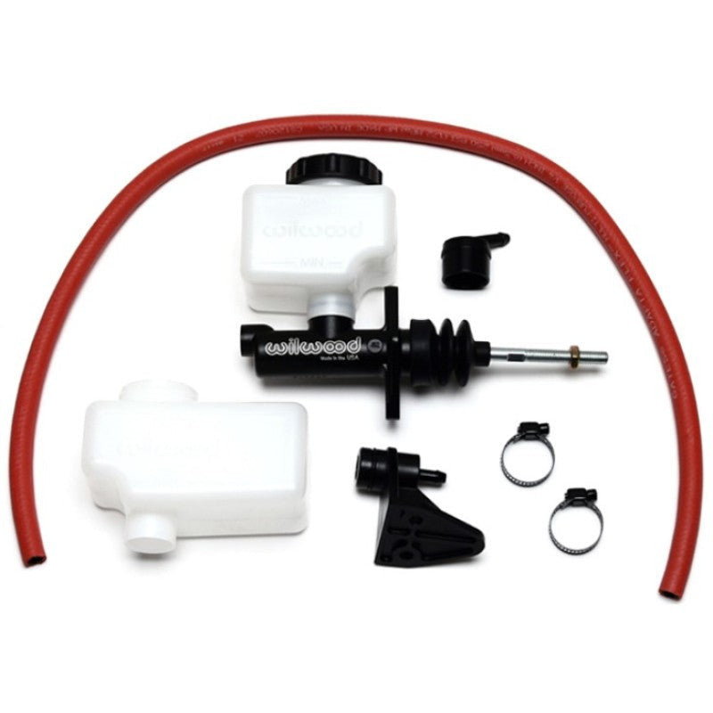 Wilwood Short Remote M/C Kit 3/4in Bore 3/8in-24 Banjo Outlet Wilwood Brake Master Cylinder