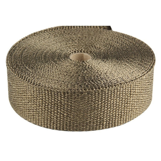 Torque Solution Exhaust Wrap Universal 2inx25ft - Volcanic Rock Torque Solution Exhaust Wrap