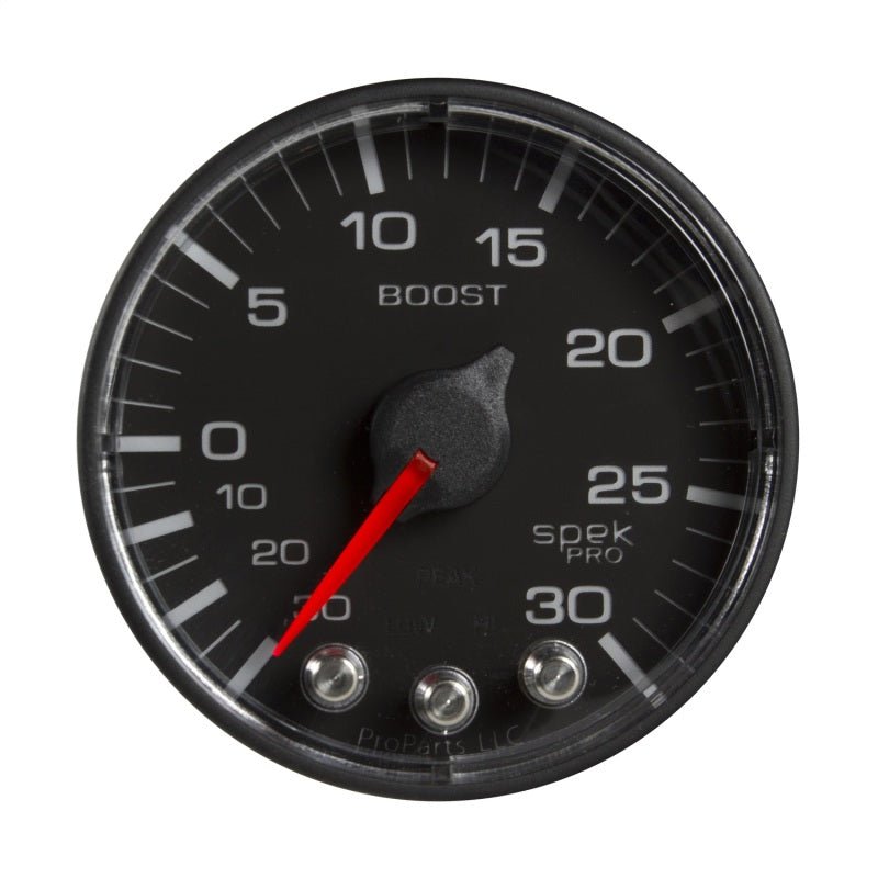 Autometer Spek-Pro 52.4mm 30inHG-30PSI Digital Stepper Motor Vac/Boost Gauge AutoMeter Gauges