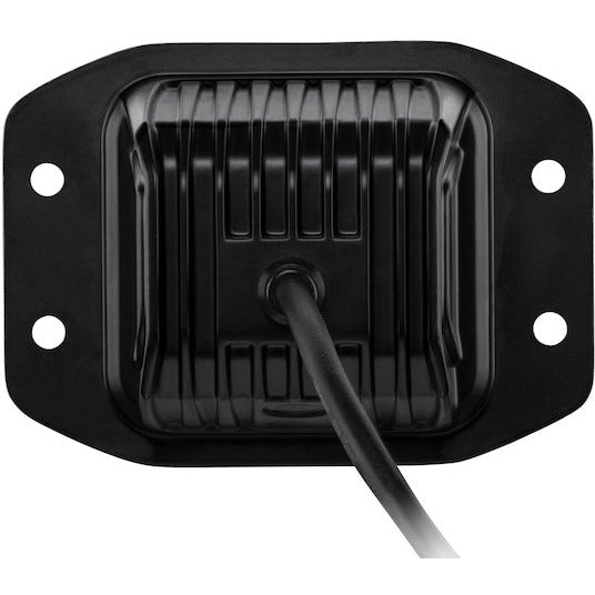 Hella Universal Black Magic 3.2in L.E.D. Cube Kit - Flood Beam (Flush Mount) Hella Fog Lights