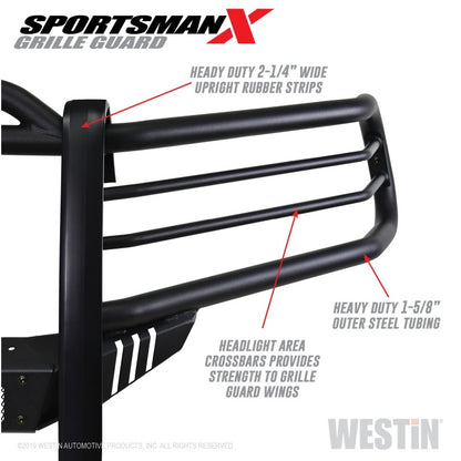 Westin 14-21 Toyota 4Runner (Excl. Limited) Sportsman X Grille Guard - Textured Black