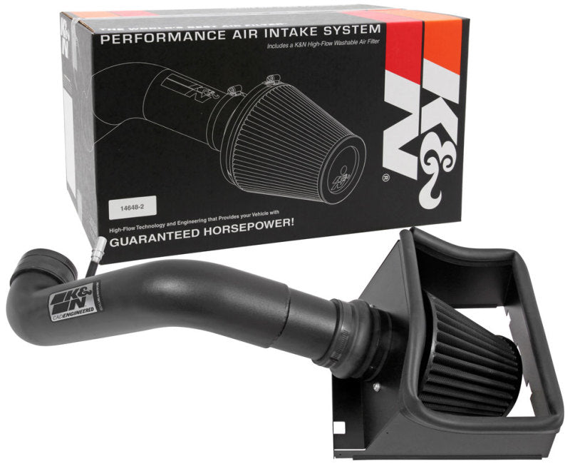 K&N 11-14 Ford F150 5.0L V8 Black Performance Intake Kit