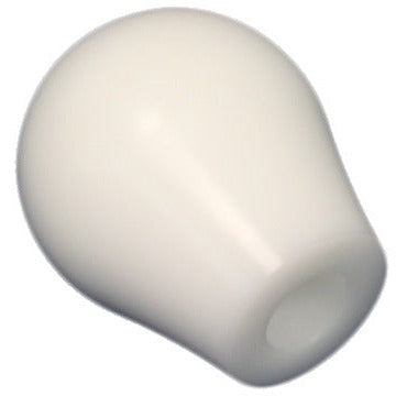 Torque Solution Delrin Tear Drop Shift Knob (White): Universal 12x1.25 Torque Solution Shift Knobs