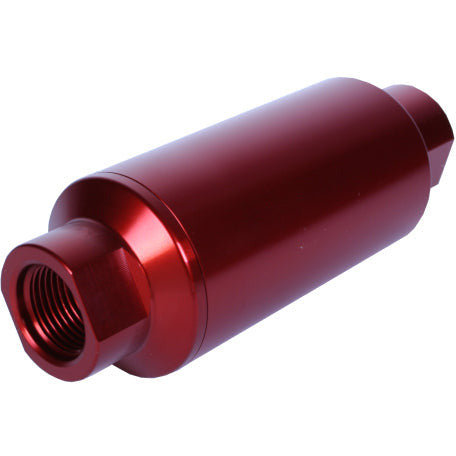 Aeromotive In-Line Filter - (AN-10) 10 Micron Microglass Element Red Anodize Finish Aeromotive Fuel Filters