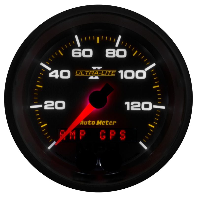 Autometer Ultra-Lite II 3-3/8in 0-140MPH In-Dash Electronic GPS Programmable Speedometer AutoMeter Gauges