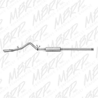 MBRP 14 Chevy/GMC 1500 Silverado/Sierra 4.3L V6/5.3L V8 Single Side Exit AL 3in Cat Back Exhaust