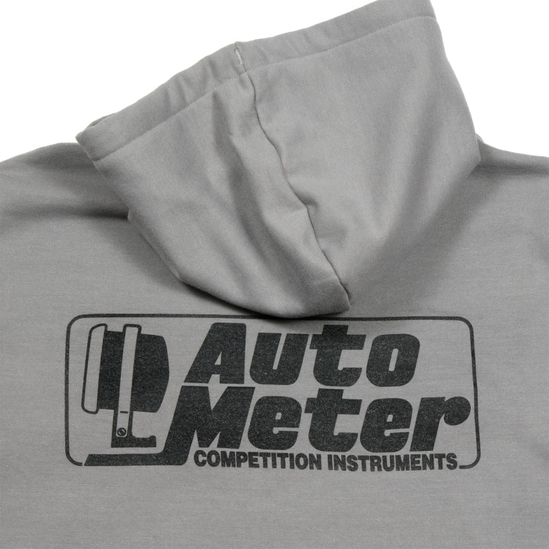 Autometer Gray Competition Pullover Hoodie - Adult Large AutoMeter Apparel