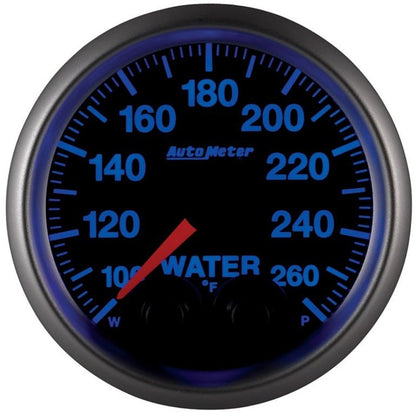 Autometer Elite 52mm 100-260 Degress F Water Temperature Peak and Warn Gauge w/ Electonic Control AutoMeter Gauges