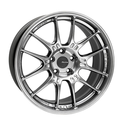 Enkei GTC02 18x9 5x112 25mm Offset 66.5mm Bore Hyper Silver Wheel Enkei Wheels - Cast