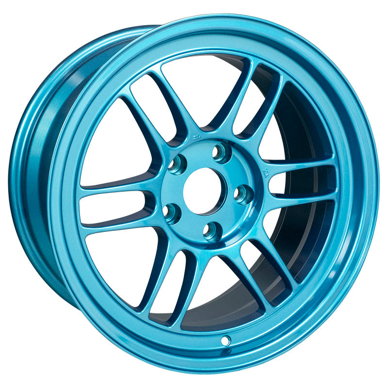 Enkei RPF1 17x9 5x114.3 22mm Offset 73mm Bore Emerald Blue Wheel (MOQ 40)