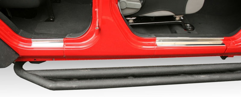 Rugged Ridge 07-18 Jeep Wrangler 4 Door Stainless Steel Door Entry Guards Rugged Ridge Door Panels