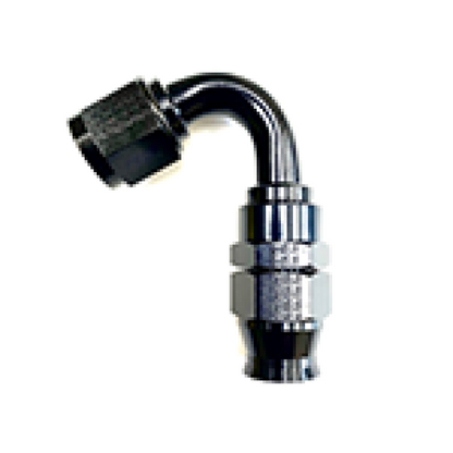 Fragola -10AN Real Street x 120 Degree Hose End Black For PTFE Hose