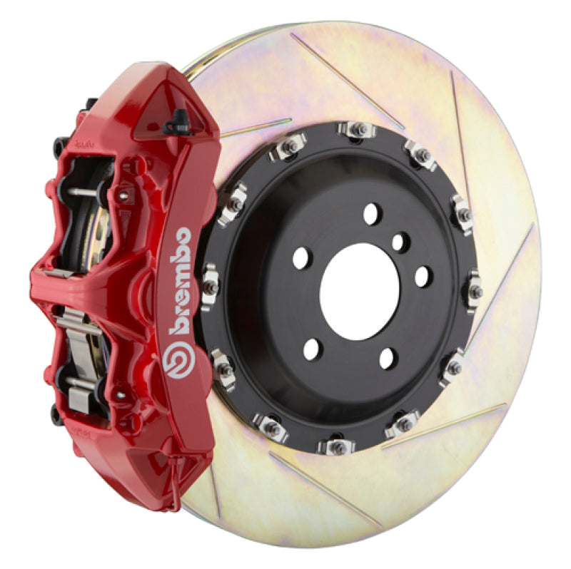 Brembo 10-19 Ghost Front GT BBK 6 Piston Cast 411x34 2pc Rotor Slotted Type-1-Red