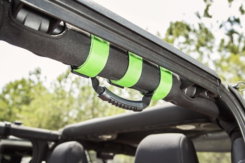 Rugged Ridge Ultimate Grab Handles Green 55-20 CJ/Jeep Wrangler /JT Rugged Ridge Dash & Interior Trim