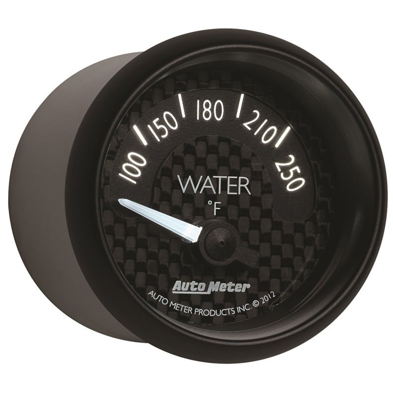 Autometer GT Series 52mm Short Sweep Electronic 100-250 Deg F Water Temperature AutoMeter Gauges