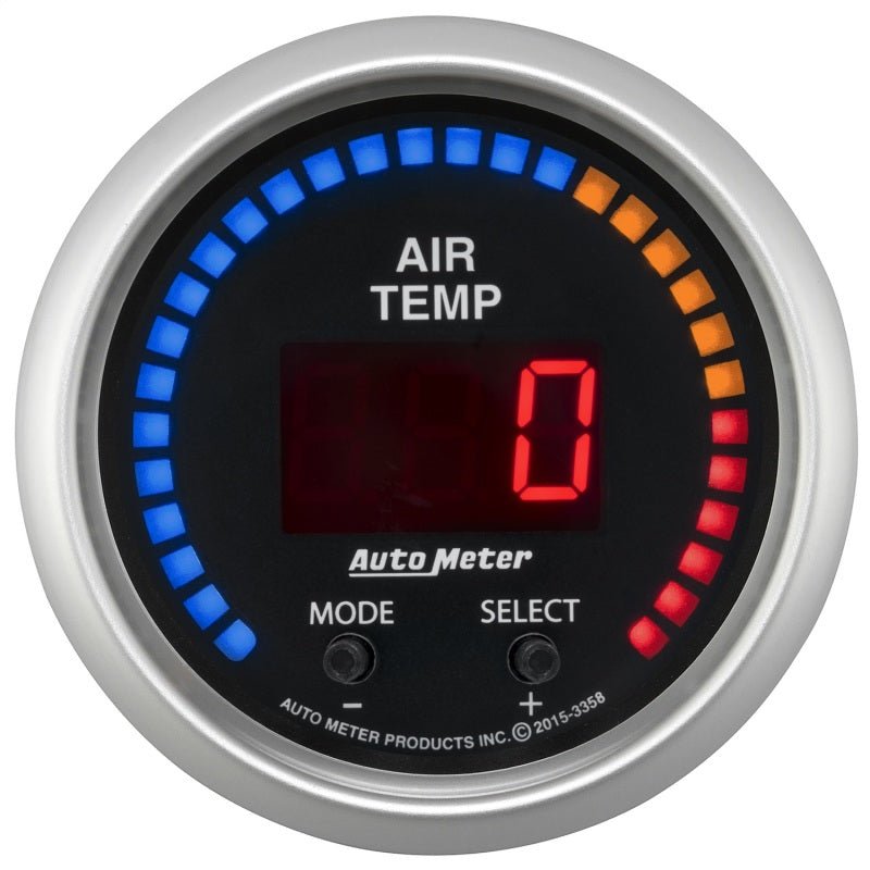 Autometer 2-1/16in 0-300 Degree F Digital Sport-Comp Gauge AutoMeter Gauges