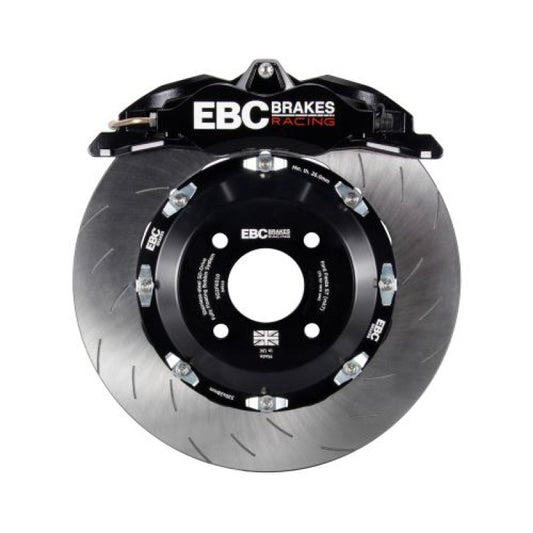 EBC Racing 92-00 BMW M3 (E36) Black Apollo-4 Calipers 355mm Rotors Front Big Brake Kit